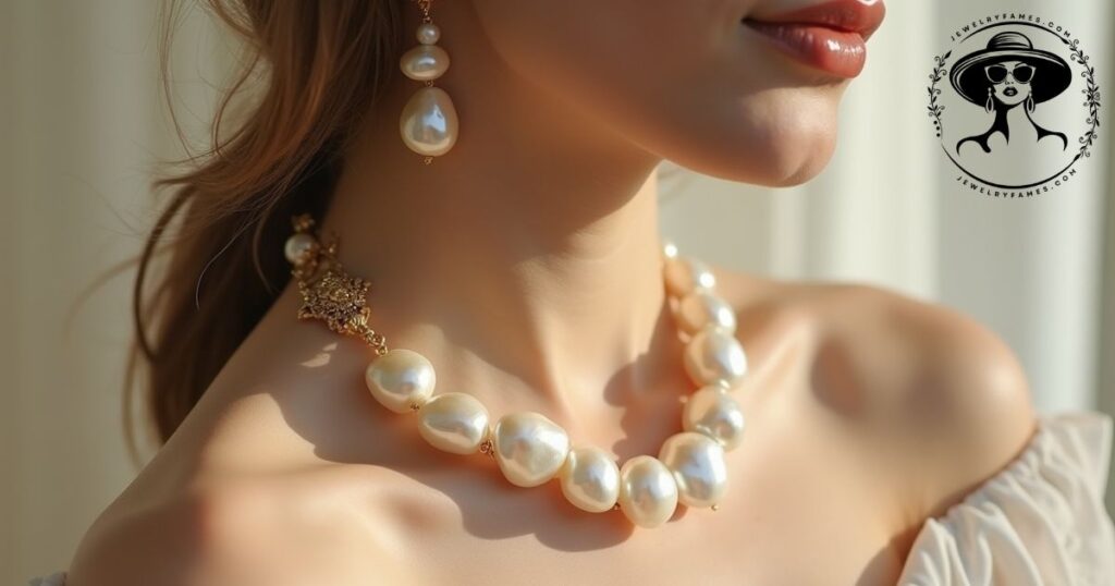 Pearl necklaces—a classic yet trendy popular necklace type reinvented for 2025.