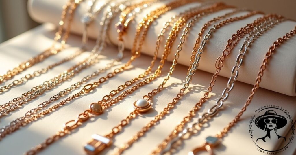 Smart storage solutions for necklace chains, featuring jewelry organizers, anti-tangle hooks, and travel cases.