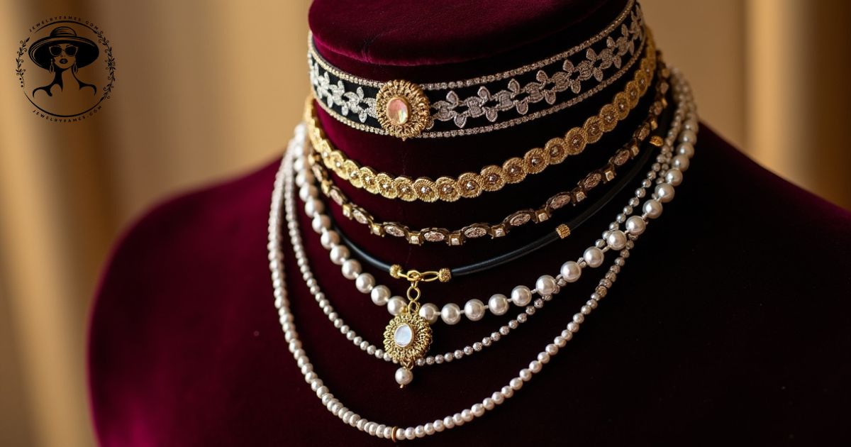 Elegant choker necklace showcasing timeless style and fashion trends