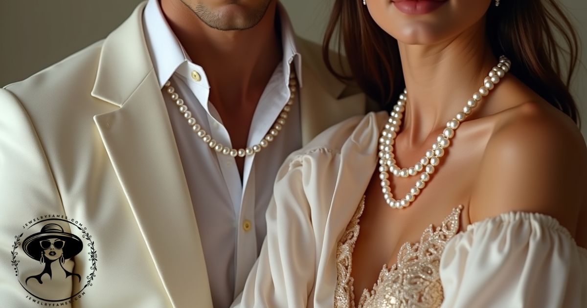 A complete guide to pearl necklaces covering history, types, and styling tips for both men and women.
