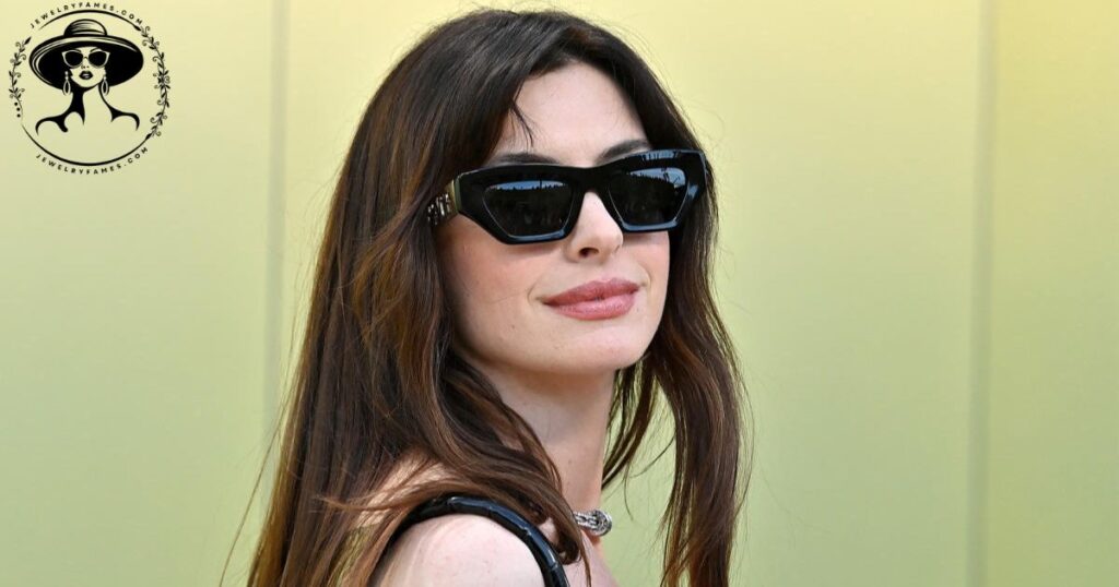 Anne Hathaway full-body photo highlighting her slim physique and height